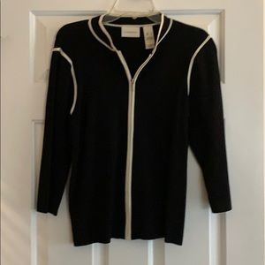 Liz Claiborne zip sweater